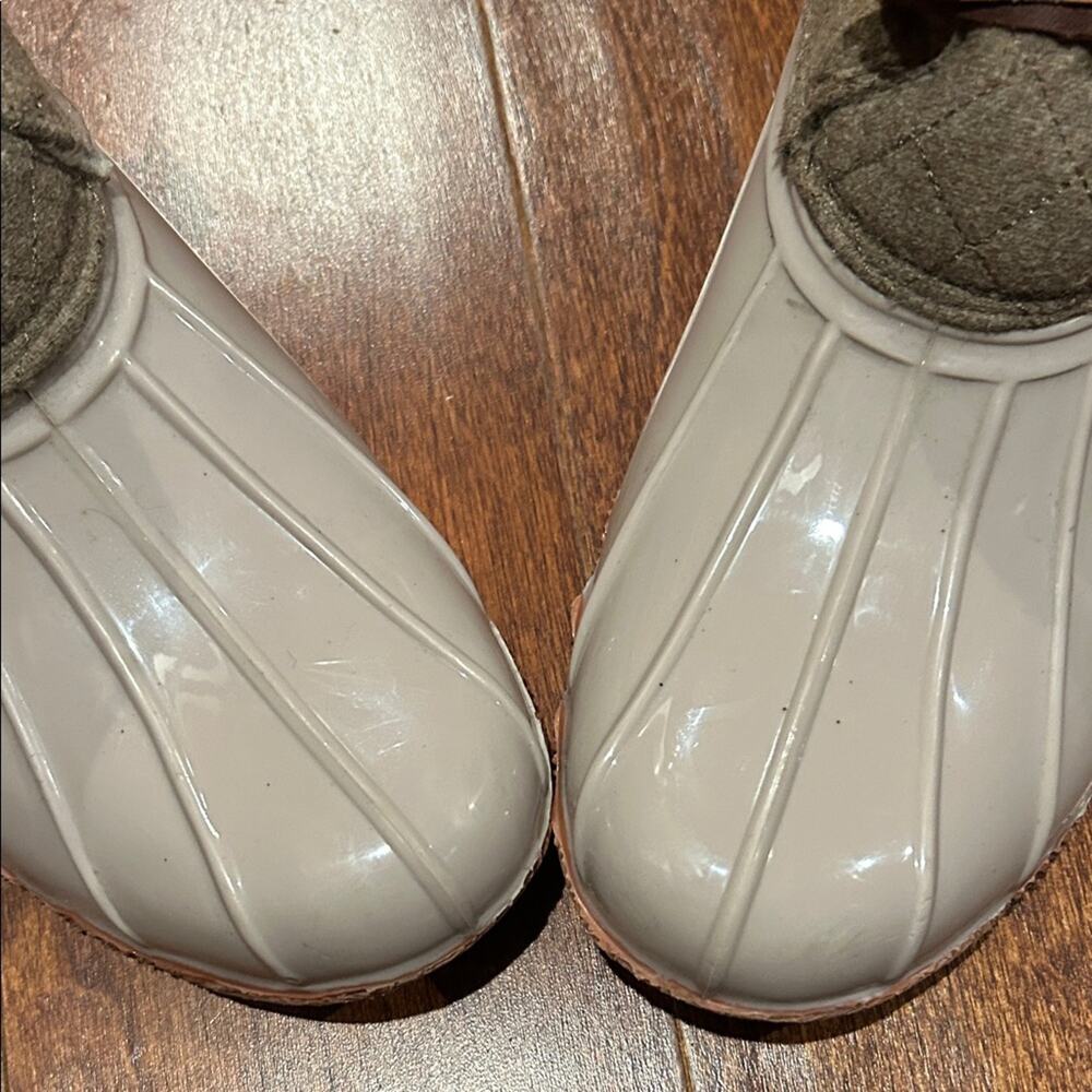 Seven7 Taupe Wool Goose Boot Women's Quilted Duck Boots, Size 11 - Picture 4 of 16